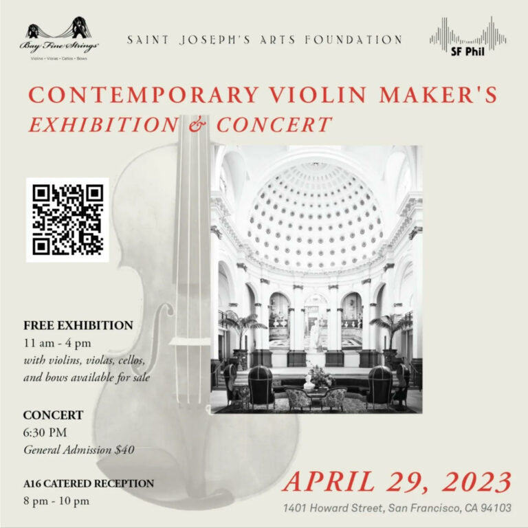 Contemporary violin maker's - avril 2023